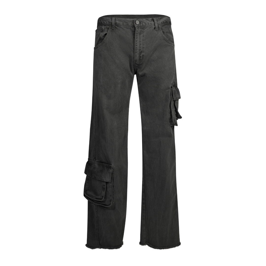 【JEMUT】★送料・関税込★Romen Wide Cargo Denim Pants JEMUT】23SS☆ Romen Wide Cargo Denim Pants (Jemut/カーゴ
